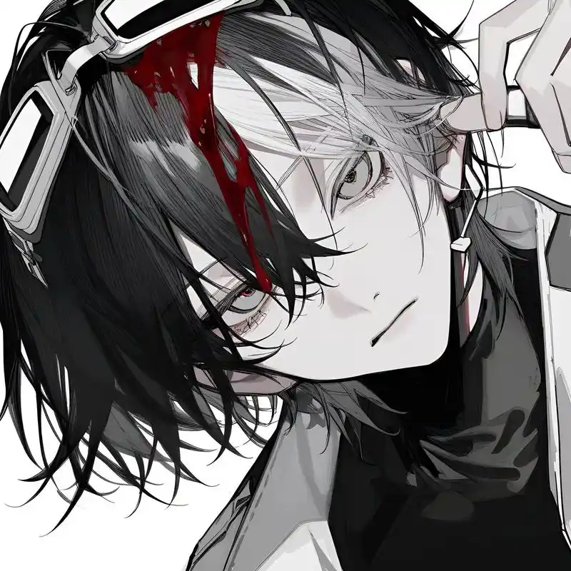 精选男头|黑.#男生头像 #动漫男头 #值得你长期不换的头像