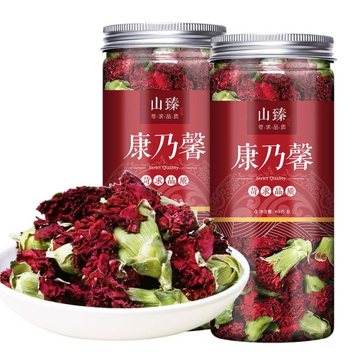 康乃馨花茶康仙花泡水喝的东西夏天养生茶饮品美容养颜女内调气血