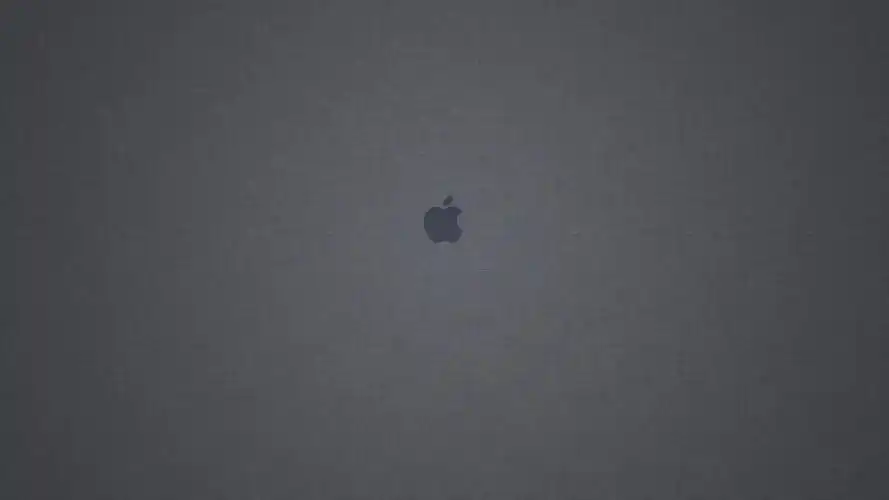 灰色背景,苹果,苹果,mac os,高清图片,简约-纯色壁纸