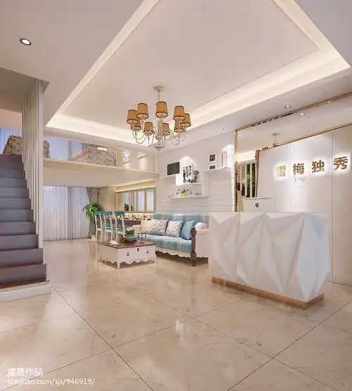 美容店装修图大全-土巴兔装修效果图