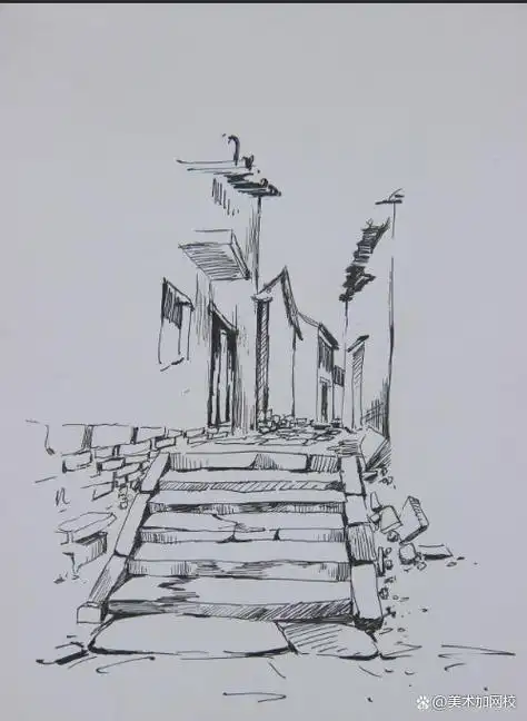 速写初学者如何学习速写风景绘画?