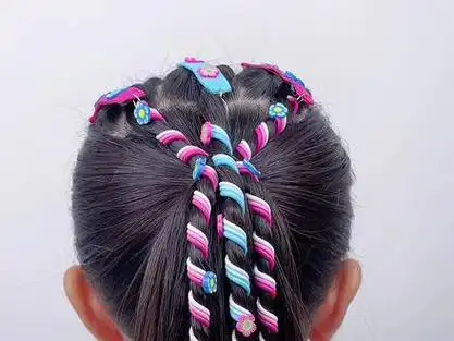 10至12岁霸气编发 中长发_10一12岁编发辫子教程_简单易学的编发自己