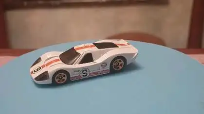 第188期视频风火轮福特gt40海湾石油涂装车模开箱测评(此车是二手车)