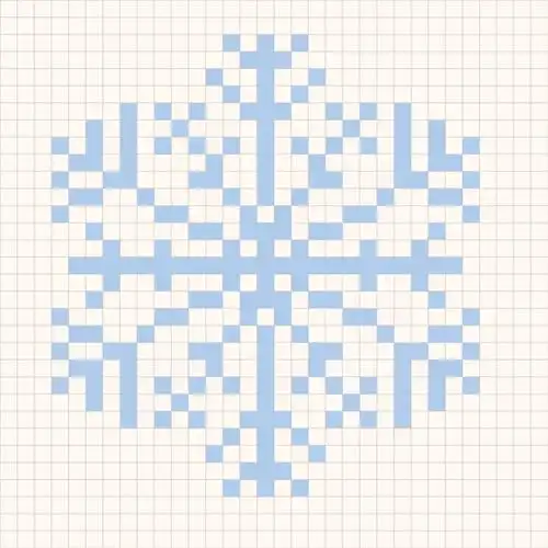 像素铺子冰雪吉祥物76雪花版为冬奥加油