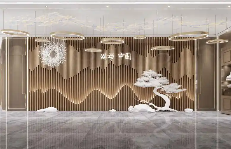 新中式背景墙-室内设计-拓者设计吧