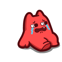 魔鬼猫表情-害怕