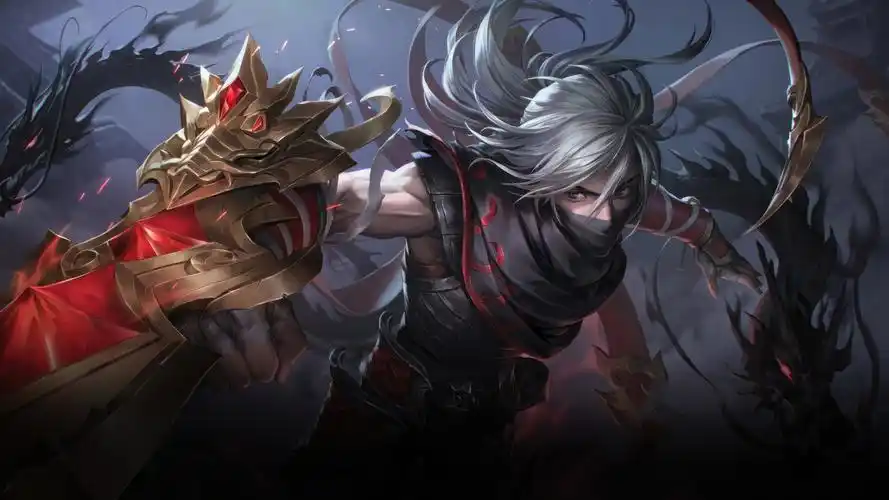 lol英雄联盟 刀锋之影 泰隆 talon 银龙裁决 夜中血影 炫彩 4k壁纸