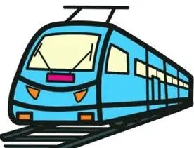 火车简笔画图片彩色火车简笔画图片