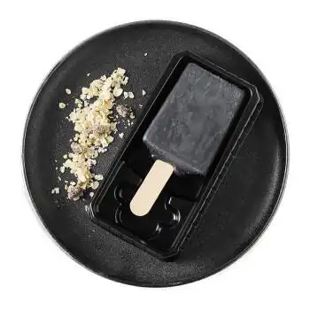 帝兰圣雪雪绒乳酪,黑凤梨牛奶果肉口味雪糕冰激凌牛奶棒冰冷饮75克 黑