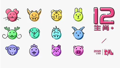 12生肖[mbe风格]|平面|图案|rwl割分两截人 - 原创作品 - 站酷 (zcool