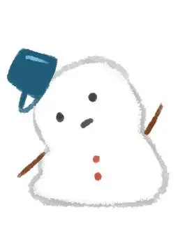 照片素材(图片): 融化一个雪人