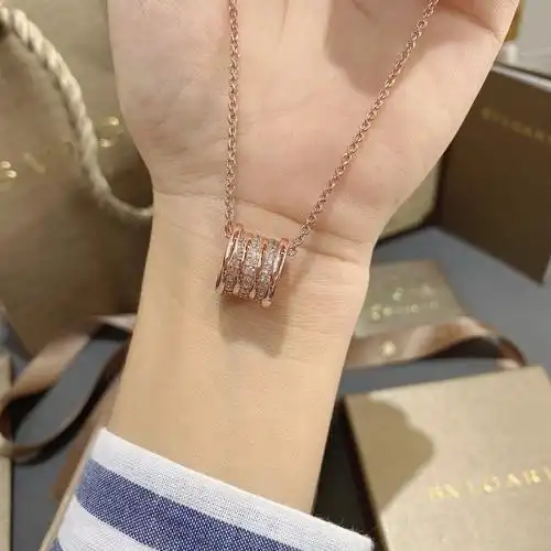 分享一下宝格丽bv三排钻项链