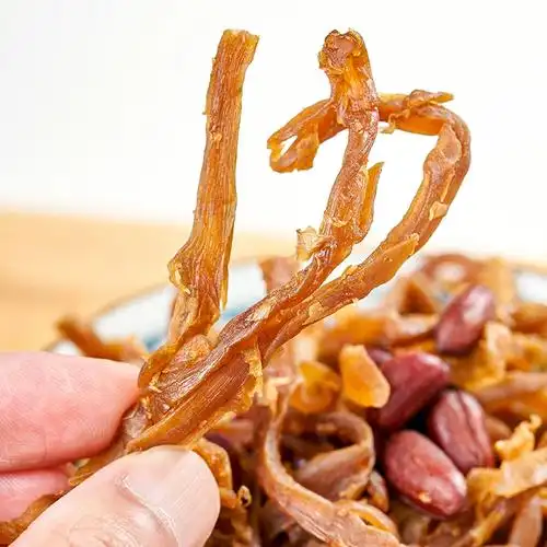 农家多味笋丝花生米罐装即食多味笋干水煮临安天目山特产休闲食品