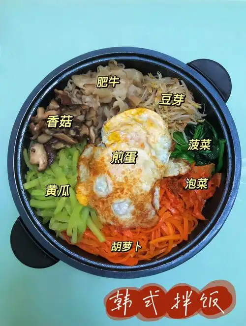 这个做法的韩式拌饭超简单