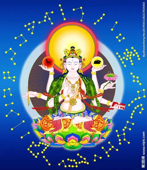 尊星王妙见菩萨图片