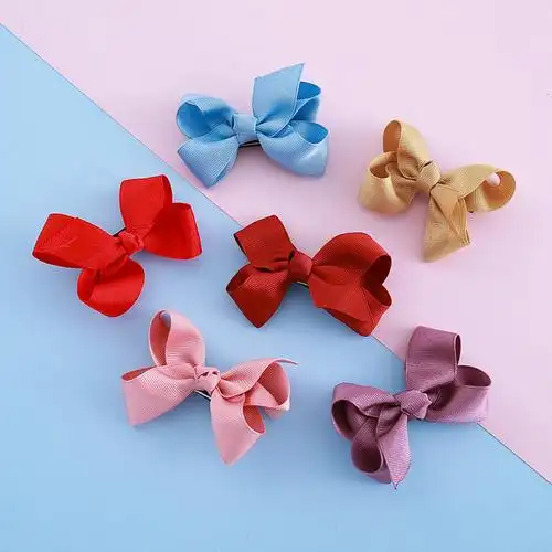 丝带蝴蝶结发饰儿童高级感可爱头饰女孩韩版蝴蝶结批