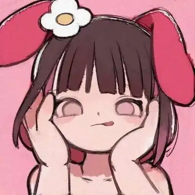 2020手绘女生头像可爱呆萌qq手绘女头像卡通版腾牛个性网