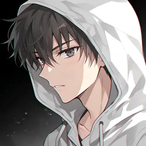 这次给大家带来的是超酷的动漫卫衣带帽男生头像,是不是很有型呢?