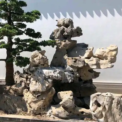 鄂州小型太湖石 别墅花园造景石假山石用福临源太湖石好看还便宜图片