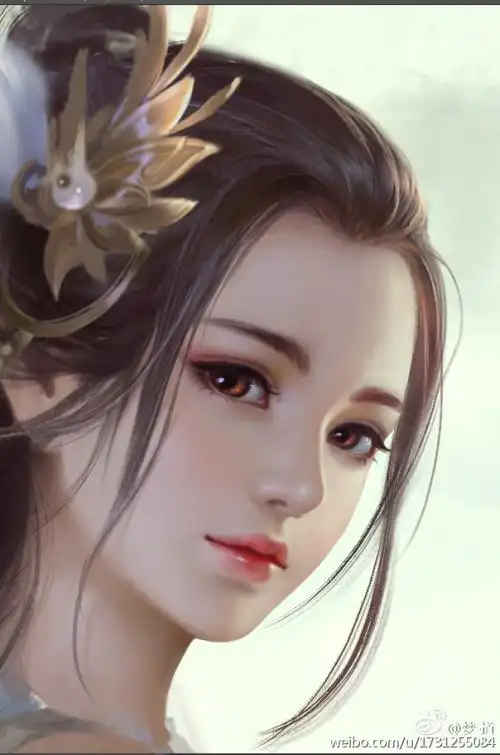 古风,手绘,美人