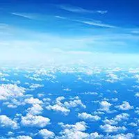 蓝天白云图片唯美微信头像带字点击鼠标右键下载