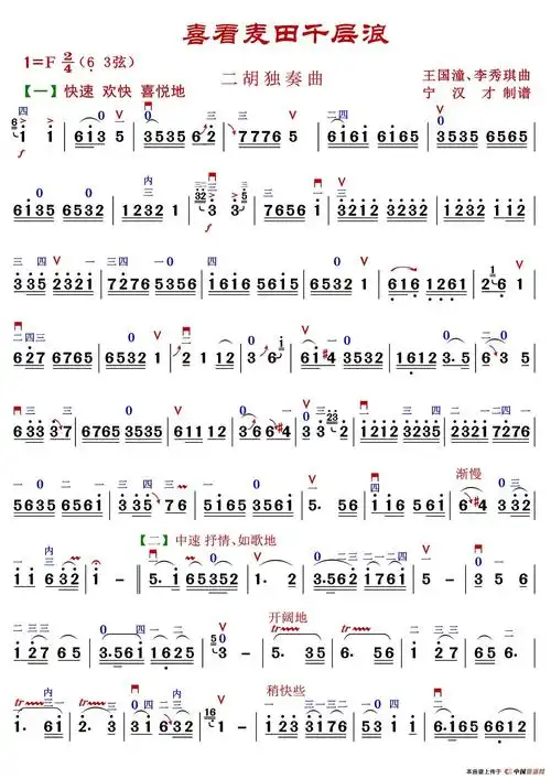 喜看麦田千层浪