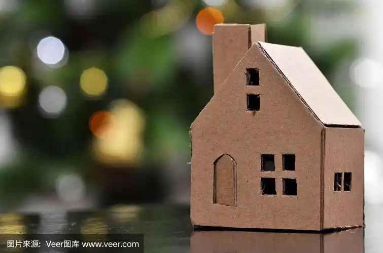 微型纸房子