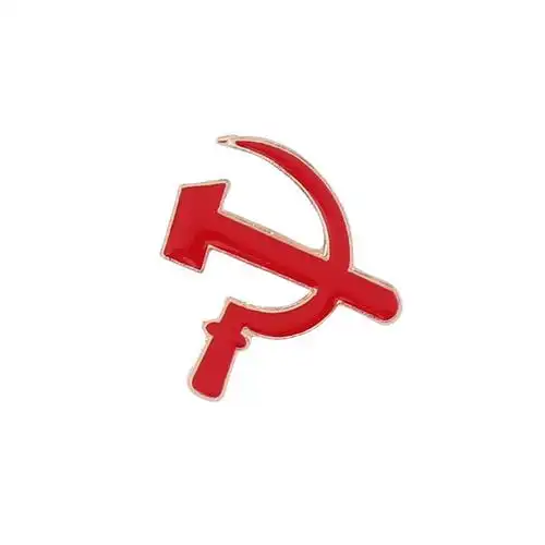 共产主义徽章复古锤子镰刀五角星胸针cccp前苏联ins胸针