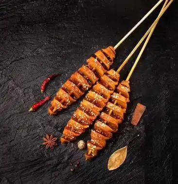 面筋串烤面筋网红小面筋鱼骨面筋批发零售