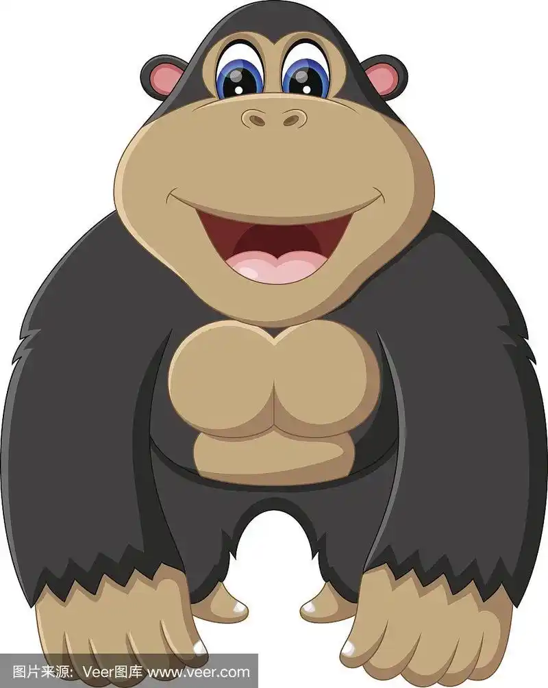 大猩猩卡通