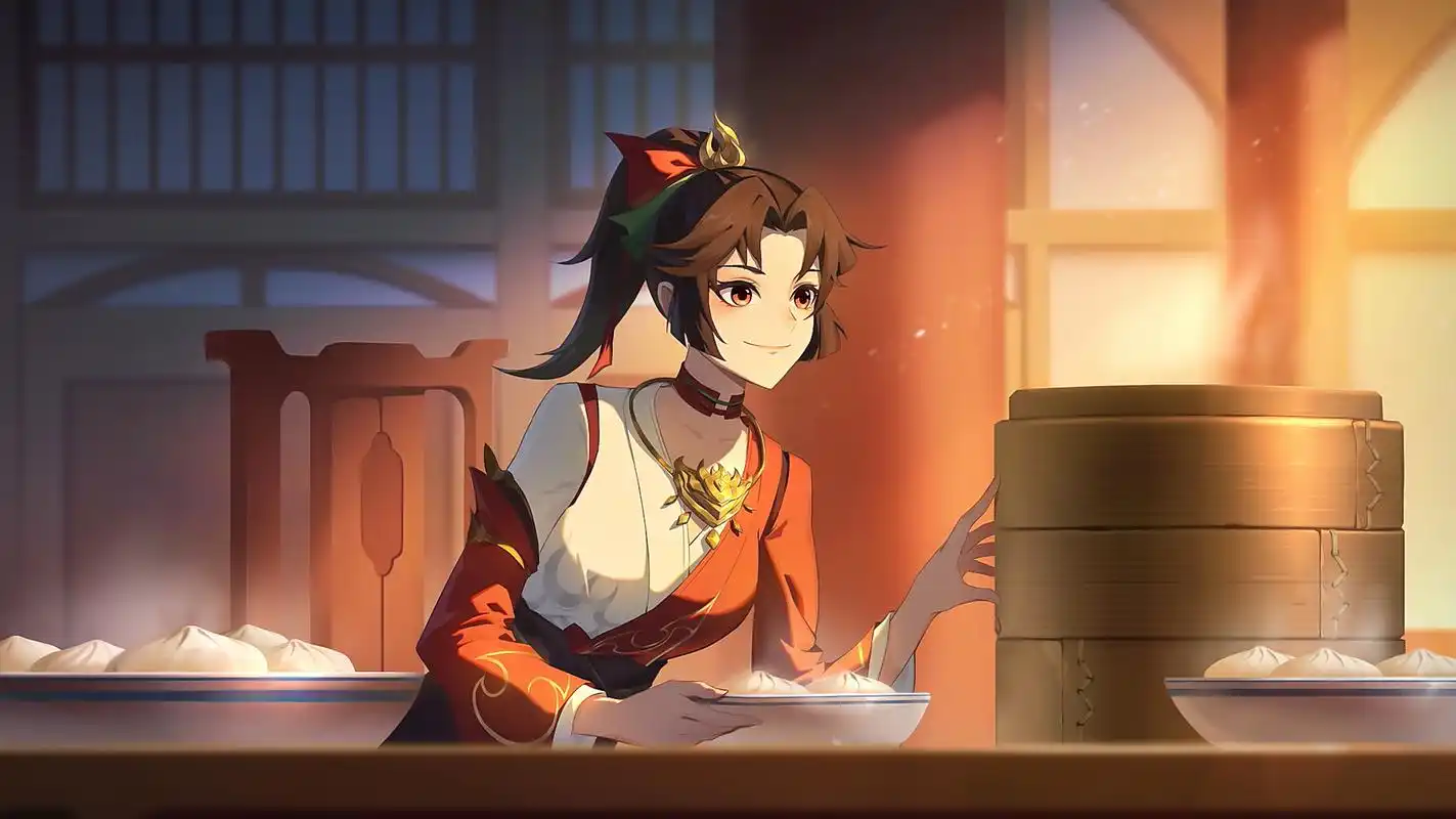 动漫壁纸|《王者荣耀》云缨,元芳一家高清壁纸:李元芳一家子太可爱了