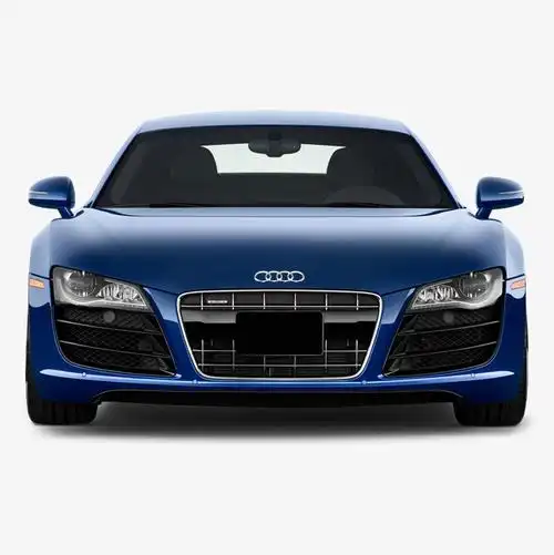 正面 蓝色 汽车 奥迪r8