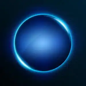 抽象背景发光圆能量框架. 闪亮的圆圈旗帜. 神奇的光霓虹灯能量圈.