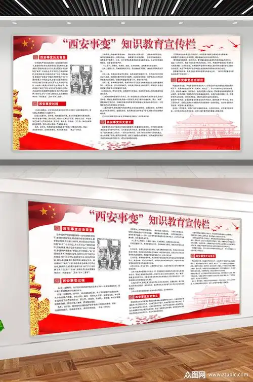 西安事变知识展板