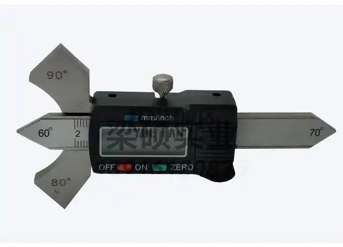 高精度数显焊接检验尺焊缝尺电子焊缝规焊缝检测尺角焊缝尺 数显焊缝