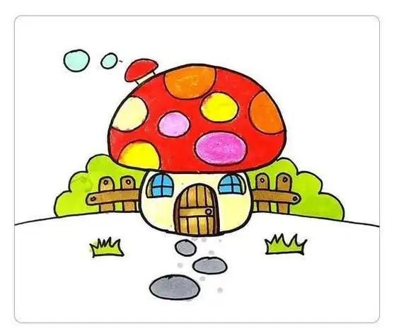 房子简笔画小兔子的家小兔子房子简笔画视频简笔画第12组小白兔的家有