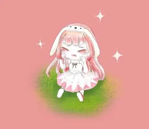 迷你世界手绘兔美美哭唧唧