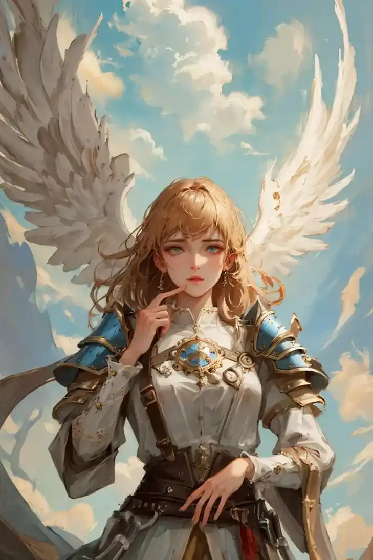 唯美的圣殿女骑士.#ai绘画 #二次元美图 #美图分享 #唯 - 抖音