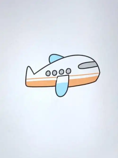 一学就会  #儿童简笔画  #简笔画教程  #简笔画  #可爱简笔画  #飞机