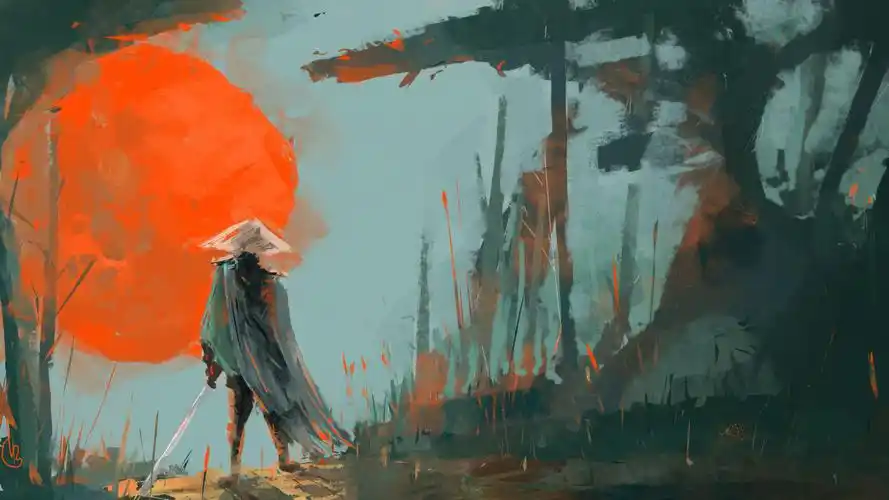 有没有日本武士的高清壁纸啊,最好是穿铠甲的? - 知乎