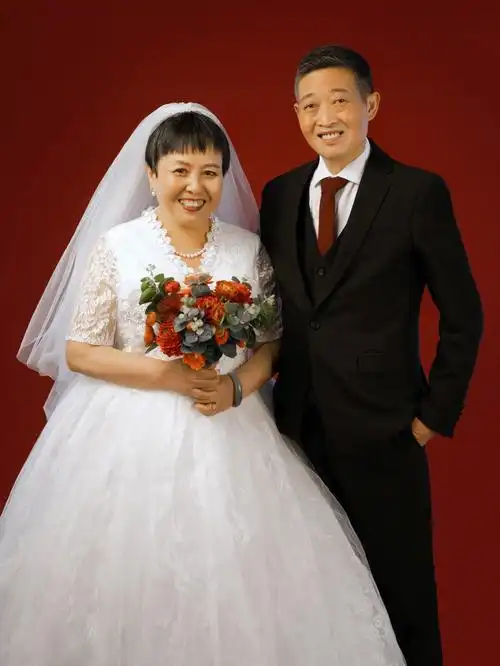 父母婚纱照老人婚纱照1500
