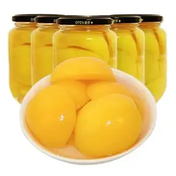 李绅新鲜黄桃罐头510g4瓶
