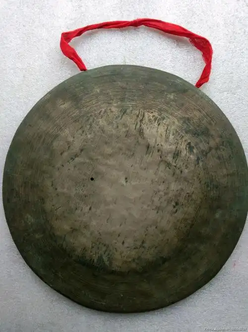 民国时期道教法师做法场时候用的黄铜老铜锣民国时期道