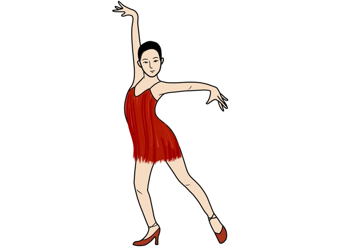 学习内容 1.重点练习拉丁舞的基本功