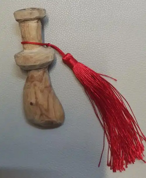 男朋友亲手做的桃木刀太可爱了叭