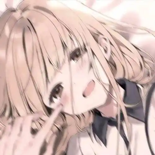 动漫女头|超级好看的日系模糊女漫头像