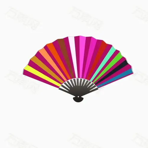 彩色扇子