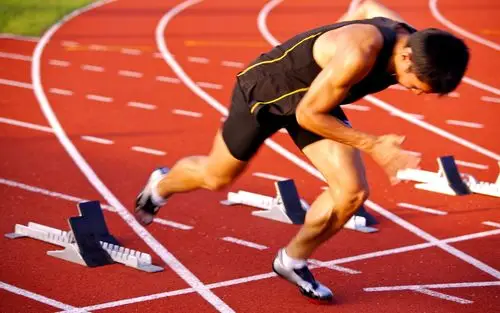 田径赛道上的起跑,高清图片,电脑桌面-壁纸族