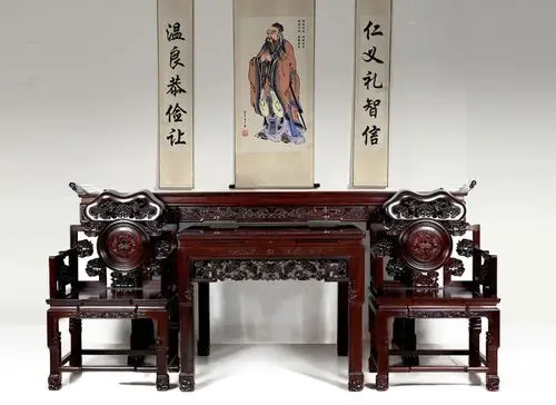 中堂家具摆放最讲究最严格有何规矩2018年红木中堂100款