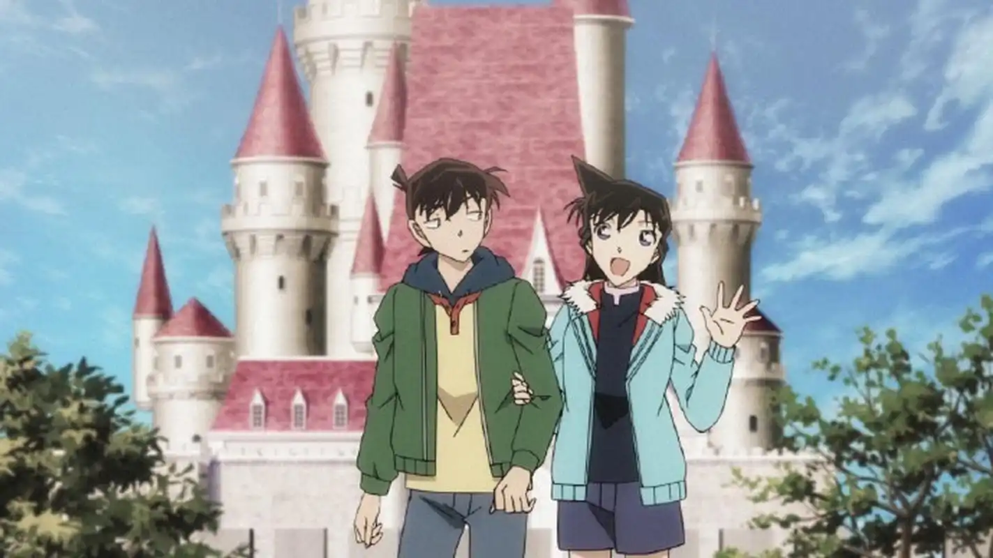 工藤新一 & 毛利兰的合影留念[心] #经典动漫